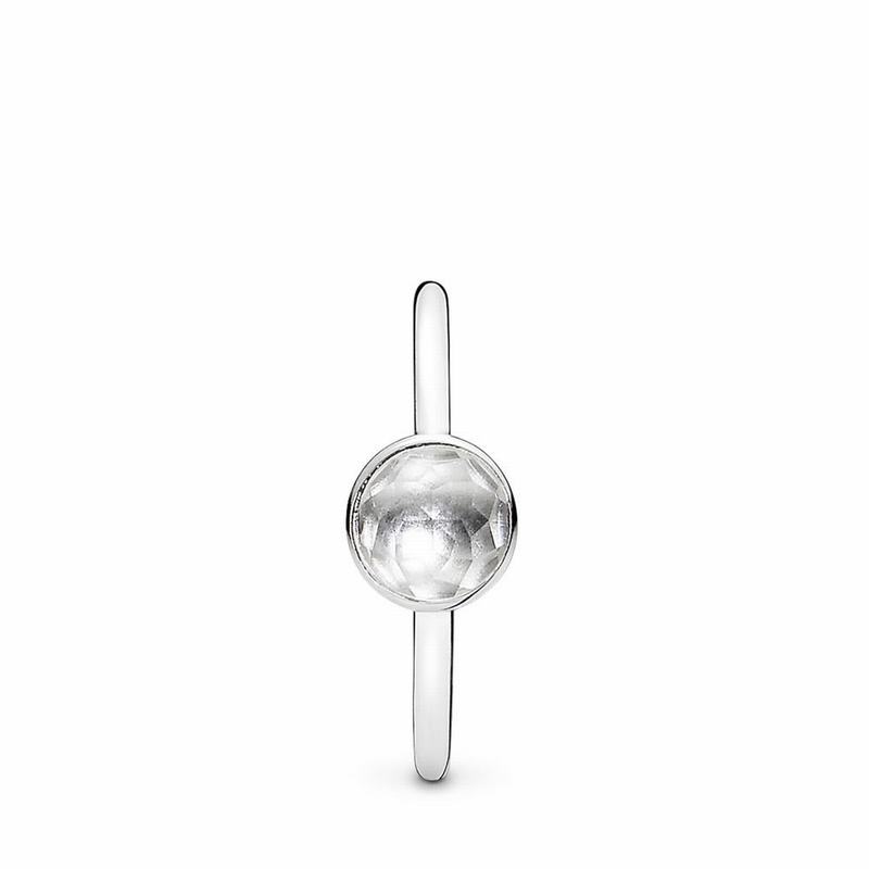 Pandora April Droplet Ring NZ, Sterling Silver (162483-TMV)